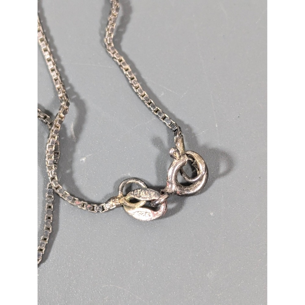 Jezlaine Sterling Silver Cross‎ Necklace 32" Long Chain Classic MInimalist - Picture 7 of 9